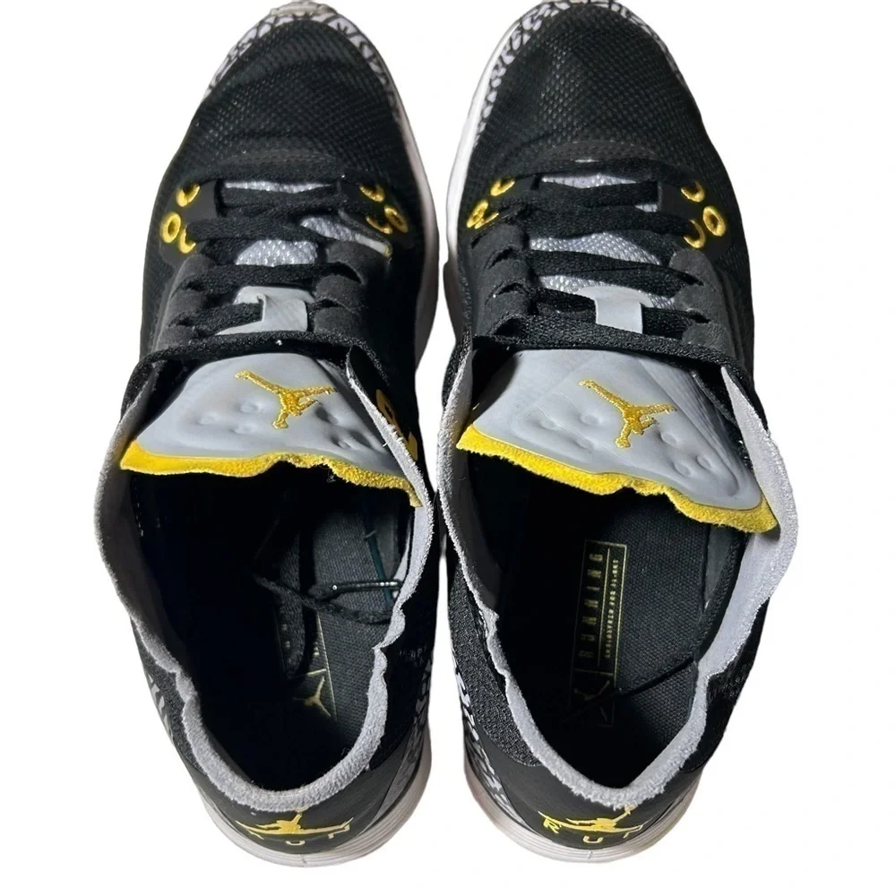 Nike Jordan 88 Racer Varsity Black Gray Maize Mens Run Gym AV1200-007 Size 8.5